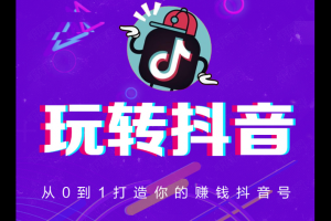 《做一个赚钱的抖音号》课程下载学习