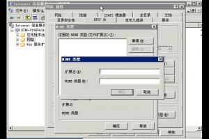 IIS添加MIME扩展类型及常用的MIME类型列表